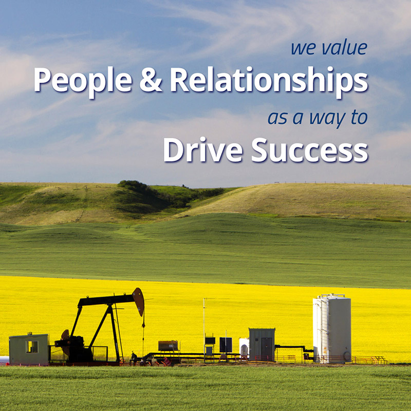 We value people and relationships as a way to drive success